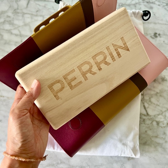 PERRIN PARIS Le Cabriolet Glove Clutch Purse - Muliti-coloured STATEMENT PIECE! - Picture 13 of 17